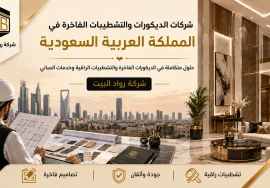 شركات ديكورات وتشطيبات فى السعودية