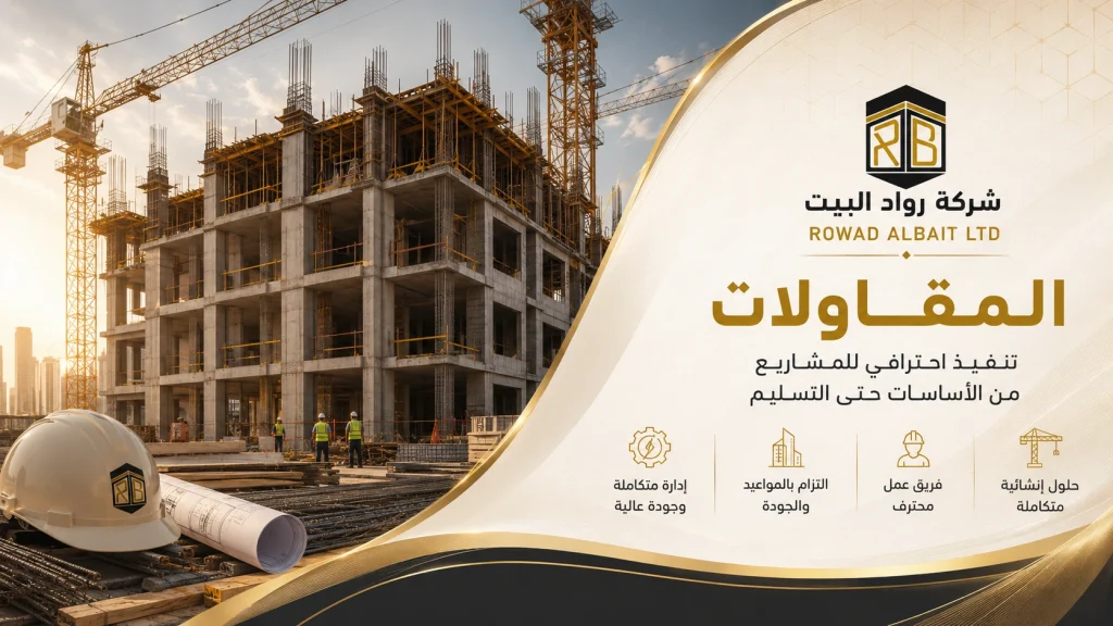 المقاولات والمباني