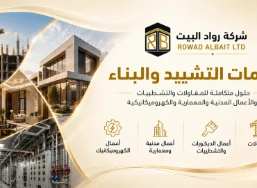خدمات التشييد والبناء